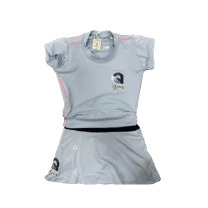 Conjunto Escolinha Tênis Feminino (Camiseta 84,00; Short Saia 85,00)