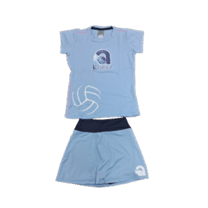 Conjunto Escolinha Vôlei Feminino (Camiseta 84,00; Short Saia 85,00)